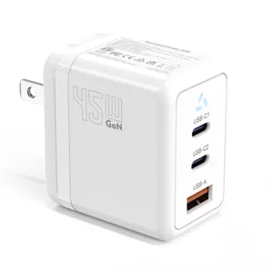 18W/20W PD USB-C Wall Charger With Detachable Plug, Dual Port Fast Charger for IPhone & Samsung thumbnail-4