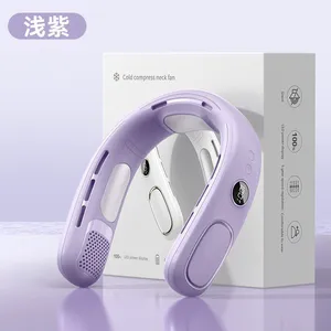 Semiconductor Cooling Neck Hanging Fan, USB Charging Bladeless Air Conditioning Fan, Outdoor Portable Neck Hanging Small Fan thumbnail-3