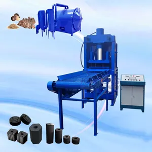 Briquettes Production Machine Sawdust Rice Husk Biomass Charcoal Making Machine Production Line EPC thumbnail-1