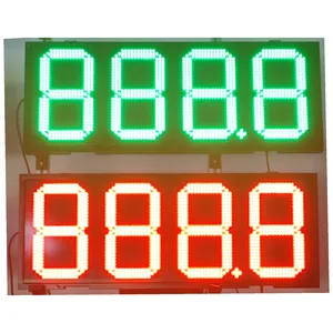 HIgh Brightness 16 Inch Gas Station Petrol Price Led Display LED Gas Sign Board thumbnail-3