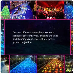 Indoor and Outdoor Ground Interactive Projection, Wall E-banquet Hall, Bar, Scenic Area, Park, Shopping Mall, Exhibition, Hotel 3d Holographic Lighting, Kindergarten, School, Coffee Restaurant Immersive 5d Naked-eye Customized Materials thumbnail-2
