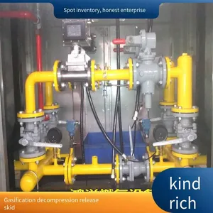 Hongyi Cng Wellhead Gas Pressure Reduction Skid Equipment, Floor-mounted Pressure Regulating Cabinet, Gas Pressure Regulating, Metering and Odorizing Cabinet thumbnail-4