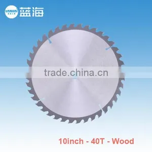 10''-40T Professional Smooth TCT Wood Cutting Circular Saw Blade For Wood thumbnail-1