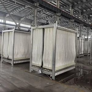 Enhanced Curtain-type Mbr Membrane Module for Reclaimed Water Reuse, Pvdf Non-breaking Hollow Fiber Membrane, Sewage Treatment Plant thumbnail-2