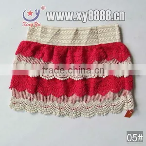 Embroidered Lace Sexy Mature Ladies Skirt thumbnail-1
