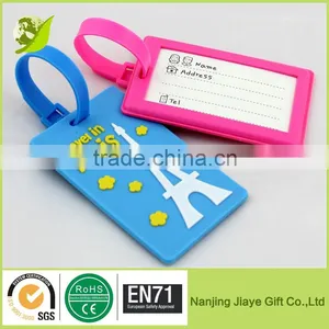 Soft PVC Luggage Tag Travel Tag thumbnail-1