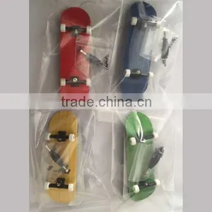 Factory in Stock Wooden Skateboard Deck Truck and Wheels Complete Finger Skateboard Truck With Bearing Wheels thumbnail-1