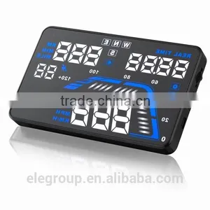 Universal 5.5" Inch Q7 LED Head Up Digital Display Car GPS OBD2 HUD thumbnail-2
