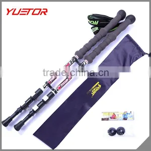 External Quick Lock 80% Carbon Fiber Trekking Pole Climbing Stick Supplier's Choice thumbnail-2