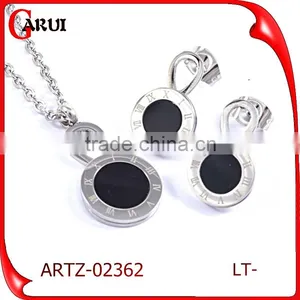 2016 Summer Series Fashion Bridal Jewelry Set,Silver Costume Jewelry, Stainless thumbnail-1
