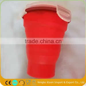 Silicone Squeeze Foldable Leak Proof Reusable Collapsible Water Bottle Joyshaker thumbnail-4