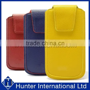 Flip Leather Pull Up Sleeve For Samsung I9600 thumbnail-1