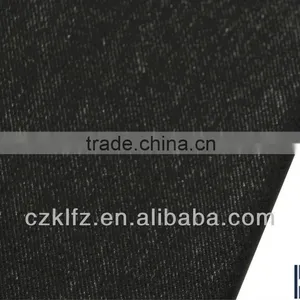 95% Black Cotton Knitted Denim thumbnail-2