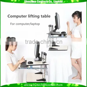 Sit Stand Computer Desk Mount Sit Stand Desk for Sale Desk Sit to Stand Conversion Kit thumbnail-2