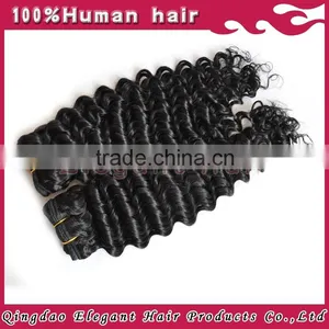 2015 New Style No Shedding Brazilian Remy Deep Wave Double Drawn Virgin Hair thumbnail-6
