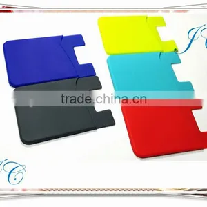 Colorful Silicone Mobile Phone Credit Card Holder/ Cell Phone Sticker Card Holder /cell Phone Cell Phone Sticker Card Holder thumbnail-1