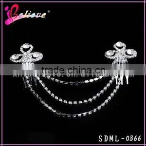 Crystal Wedding Hair Jewelry Made in China Hair Accessories Wholesale Head Chain thumbnail-3