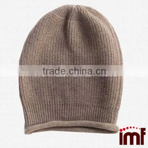 Pure Cashmere Ribbed Hat,Men's Cashmere Hat thumbnail-1