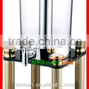 Gilded Juice Dispenser With Roman Column Design thumbnail-1