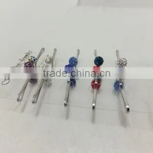 Cheap Price Popular Round Muslim Scarf Clips and Brooches Dubai Hijab Clips PDJ0126 thumbnail-5