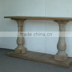 Antique Home Furniture Chinese Style Reclaimed Wood Console Table thumbnail-1