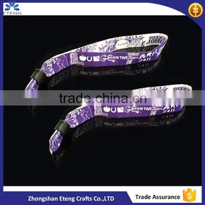 2016* High Quality Festival Fabric Wristband With Plastic Lock thumbnail-1