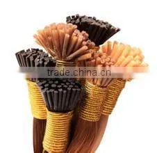 2016 the New Factory Price Prebonded Keratin Nail Tip/I Tip Hair,Brazilian Human Hair thumbnail-1