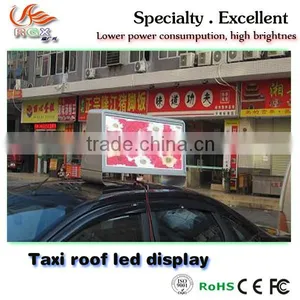 RGX-13 City Advertiser Full Color HD Taxi Top Led Display thumbnail-1