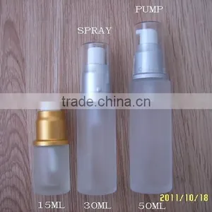 15ml Glass Lotion Bottle With Golden Cap thumbnail-1
