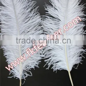 Natural Craft Feather Big White Ostrich Feather For Wedding And Party Decoration 60cm-65cm thumbnail-3