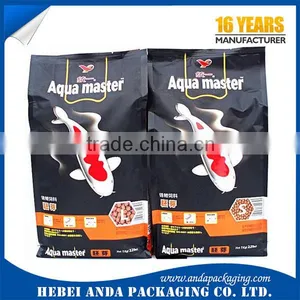 Aluminum Foil Fish Food Packaging Material / Plastic Zipper Lock Bag thumbnail-1