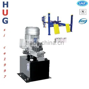 Four Post Auto Lift With Second Lifting Jack Used Hydraulic Power Unit thumbnail-1