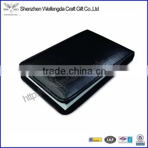 Hot Sale Journalist-Style Genuine Leather Flip Notepad Holder thumbnail-1