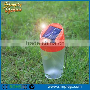 (hot) CE/Rohs/FCC/IPX41 Fishing Biking Hiking Camp Rechargeable Solar Lantern thumbnail-2