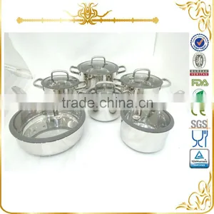 Cookware Set With Sealed Silicone Ring Glass Lid MSF-3966 Supplier's Choice thumbnail-1