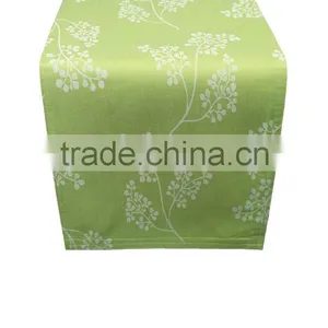 100% Polyester Dinning Custom Printed Decorative Table Runner thumbnail-1