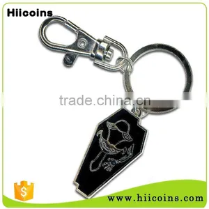 Promotional Manufacturer Wholesale Custom Metal Coffin Keychain thumbnail-1