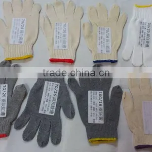202 RAW WHITE 600 GRAMS 7 KNITTING COTTON SAFETY WORKING GLOVE thumbnail-6
