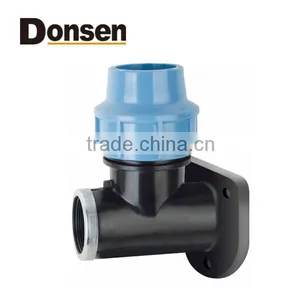 2014 WALL PLATE ELBOW FITTING PP COMPRESSION FITTINGS HDPE FITTINGS thumbnail-1