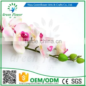 Greenflower 2016 Real Touch Latex PVC Moth Orchid Artificial Flowers for Wedding Decrations Home Decor thumbnail-5