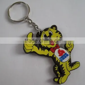 for Promotional Gifts Items Made in China 3d Soft Pvc Animal Shaped Custom Keychains thumbnail-1