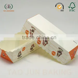 110*49*38mm Hot Selling Rectangle PET Coated Paper Baking Cupcake Cup thumbnail-6