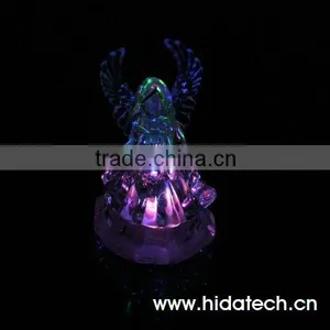 Hot Sales, Christmas Promotion.Lighted Crystal Acrylic Angel,decoration Gift thumbnail-1