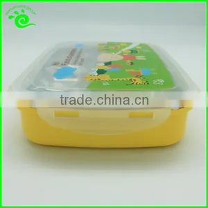 ~ 5 Compartment Stainless Steel Insulated Bento Container With Handle for Kids thumbnail-5