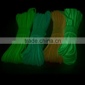 550 Type III Commercial Paracord 9 Strand 550 Luminous Glow in the Dark Parachute Cord Paracord thumbnail-5