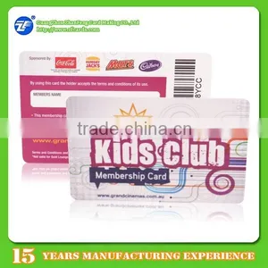 Low Cost Promotion Barcode Card for Shopping Mall thumbnail-3