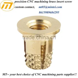 Custom CNC Machining Brass Slotted Insert Nut thumbnail-3
