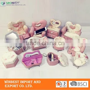 Folding Sewing Basket With Handle Colorful thumbnail-2