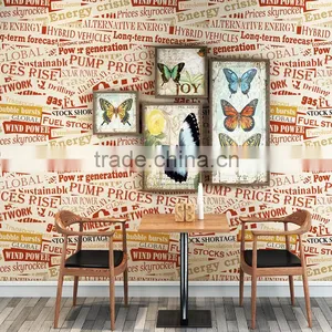 English Letters European Design Wallpaper 3d Wallpapers for House thumbnail-3