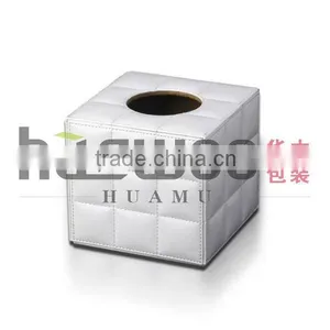 Fashionable & Exquisite White Square Tissue Box thumbnail-3